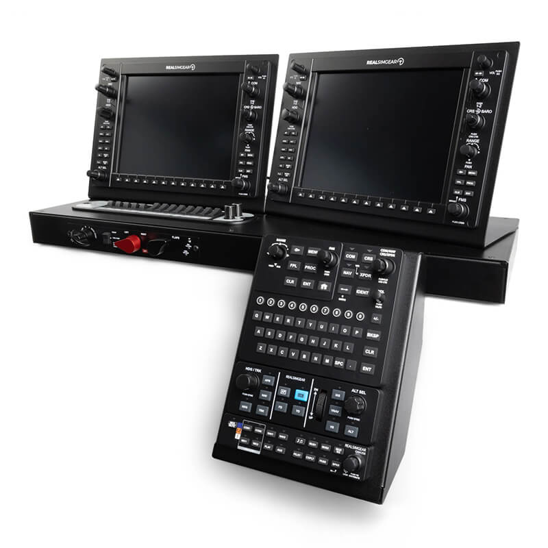 RealSimGear Cirrus Desktop Console: The ultimate Cirrus home simulator. Authentic hardware, seamless integration with standard controllers, and compatibility with RealSimGear / TorqueSim SR22 aircraft for unrivaled realism. Compact, fully enclosed design with single USB 3 and power connection. No mounting brackets needed.
