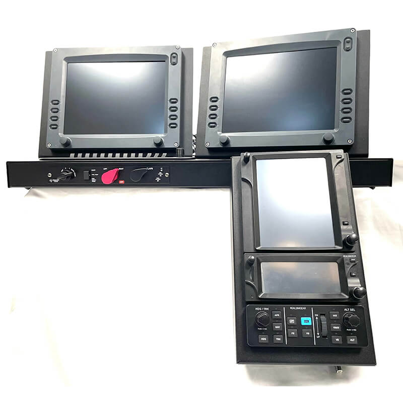 RealSimGear Cirrus Desktop Console: The ultimate Cirrus home simulator. Authentic hardware, seamless integration with standard controllers, and compatibility with RealSimGear / TorqueSim SR22 aircraft for unrivaled realism. Compact, fully enclosed design with single USB 3 and power connection. No mounting brackets needed.