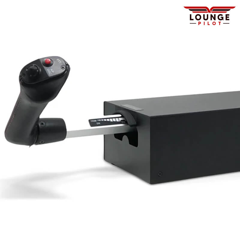 RealSimGear Cirrus Side Stick Yoke: Authentic flight sim controller for Cirrus aircraft, featuring dual axis control loading and leather grip. Exact replica of Cirrus SR20/SR22 yoke with force feedback. Matches real aircraft travel, selectable control loading, electric trim, autopilot simulation. Compact design, hand-stitched leather handle. Perfect for pre-takeoff checklist practice.
