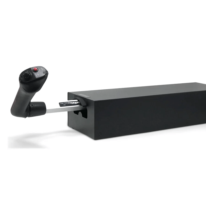 RealSimGear Cirrus Side Stick Yoke: Authentic flight sim controller for Cirrus aircraft, featuring dual axis control loading and leather grip. Exact replica of Cirrus SR20/SR22 yoke with force feedback. Matches real aircraft travel, selectable control loading, electric trim, autopilot simulation. Compact design, hand-stitched leather handle. Perfect for pre-takeoff checklist practice.