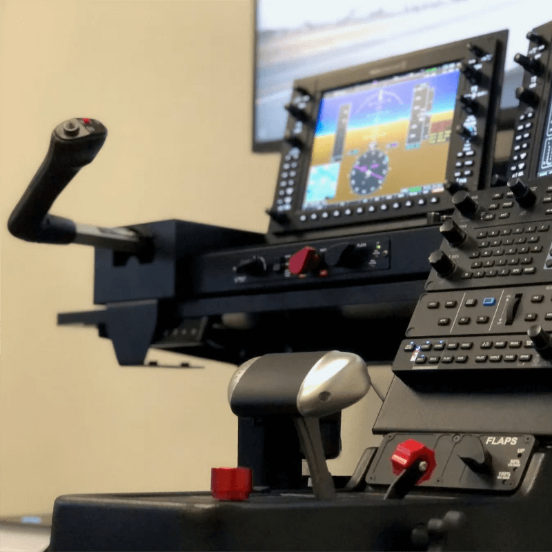 RealSimGear Cirrus Side Stick Yoke: Authentic flight sim controller for Cirrus aircraft, featuring dual axis control loading and leather grip. Exact replica of Cirrus SR20/SR22 yoke with force feedback. Matches real aircraft travel, selectable control loading, electric trim, autopilot simulation. Compact design, hand-stitched leather handle. Perfect for pre-takeoff checklist practice.