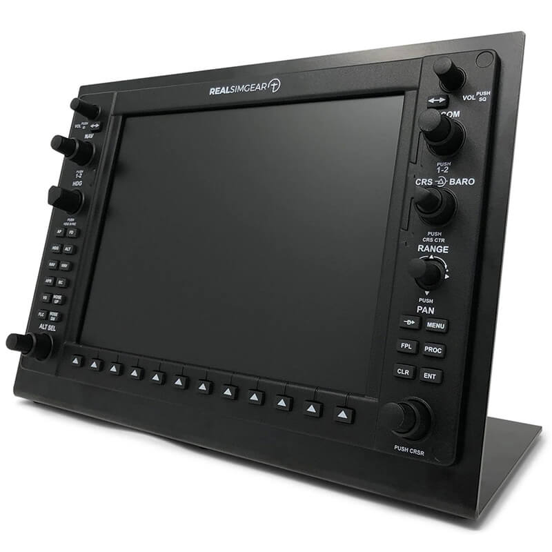 RealSimGear G1000 PFD/MFD Module: Ultimate realism in flight sim hardware. IPS 10.4" display for clarity. Backlit buttons for immersion. Easy USB/HDMI setup. Compatible with X-Plane v11/12 (Windows only), MSFS 2020, and P3D. Versatile mounting options. Affordable and true-to-life simulation.