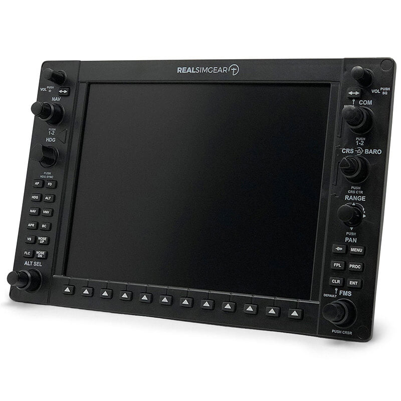 RealSimGear G1000 PFD/MFD Module: Ultimate realism in flight sim hardware. IPS 10.4" display for clarity. Backlit buttons for immersion. Easy USB/HDMI setup. Compatible with X-Plane v11/12 (Windows only), MSFS 2020, and P3D. Versatile mounting options. Affordable and true-to-life simulation.