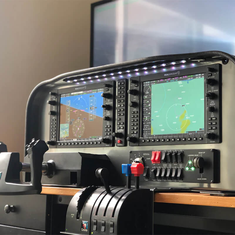 RealSimGear G1000 Suite: Ultimate hardware for flight simulators. Includes PFD, MFD, and GMA audio panel. IPS 10.4-inch displays with 1024x768 resolution. Backlit buttons and tactile knobs for realism. Plug-and-play USB/HDMI connectivity. Compatible with X-Plane v11/12 (Windows only) and MSFS 2020. Affordable and realistic. Must-have for flight sim enthusiasts.