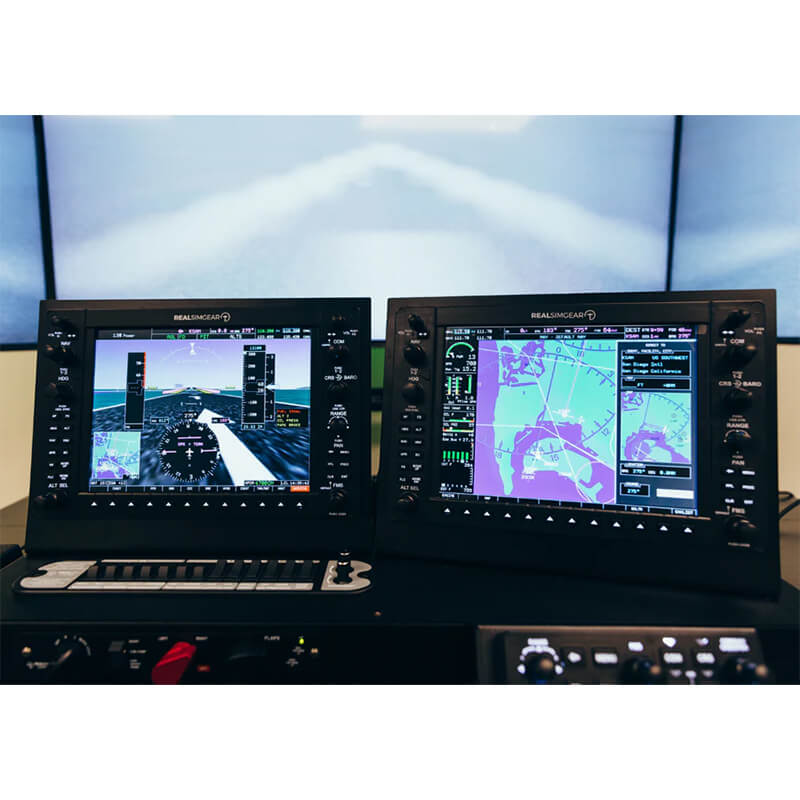 RealSimGear G1000 Suite: Ultimate hardware for flight simulators. Includes PFD, MFD, and GMA audio panel. IPS 10.4-inch displays with 1024x768 resolution. Backlit buttons and tactile knobs for realism. Plug-and-play USB/HDMI connectivity. Compatible with X-Plane v11/12 (Windows only) and MSFS 2020. Affordable and realistic. Must-have for flight sim enthusiasts.