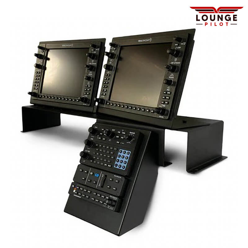 RealSimGear G1000 Suite with Cirrus Perspective Package: The ultimate Cirrus flight training system, featuring G1000 PFD and MFD, Perspective or Perspective+ Centre Console, GFC700 Autopilot panel, GMA350 Audio panel, and more. Compatible with X-Plane, P3D, and MSFS 2020. Fully assembled and pre-configured. Includes realistic buttons and knobs, simple USB connection, and desktop mounts. Easily integrates into existing panels.