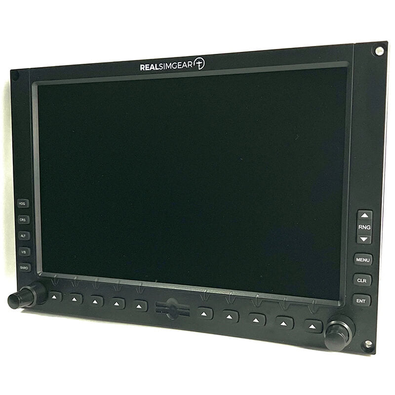RealSimGear G500 Avionics Panel: Unparalleled realism replicating Garmin G500 glass cockpit. Backlit buttons, high-brightness screen for precise interaction. Seamlessly integrated with default and select aircraft. Detailed map displays, waypoint access, and RealityXP compatibility set new standard in X-Plane avionics. Versatile for helicopters with flipped displays.