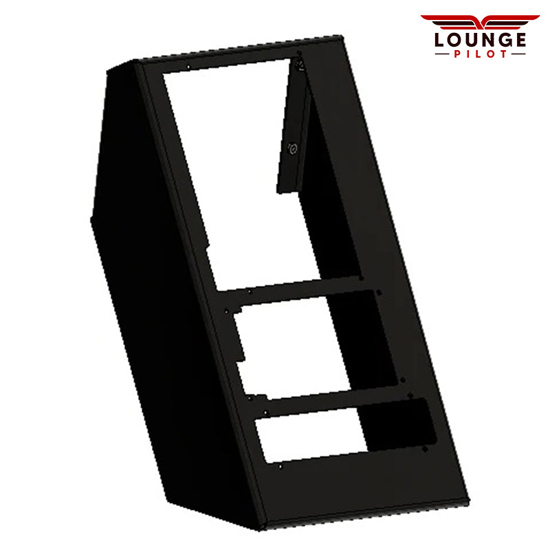 A bracket designed to securely mount the following RealSimGear components: GTN750, GTN650, and DFC90 Autopilot.