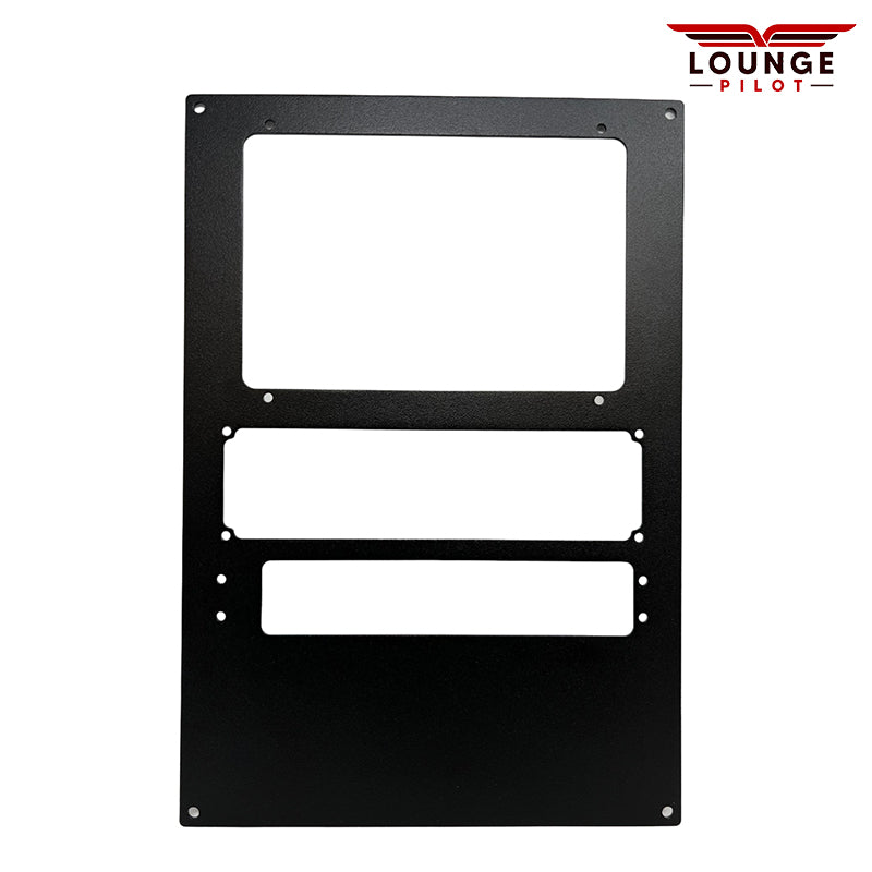 Introducing the RealSimGear GCU Faceplate, designed specifically for the GCU47x, GFC700, and GMA350. This is part of a two-part modular GCU stack system, which includes the RealSimGear GCU Chassis and this mounting faceplate. The faceplate is compatible with the RealSimGear GCU47x, GFC700, and GMA350, making it an essential component for creating the Cirrus Perspective stack.