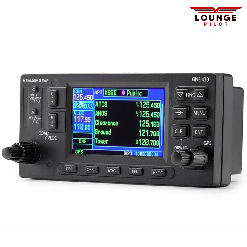 RealSimGear GNS430: Exceptional hardware replicating Garmin 430. Elevate simulation with immersive training. Ultra-realistic buttons and knobs mirror actual device. Seamless integration with 3.5" LCD screen. Master Garmin 430 functionality for real-world flying. Invest in realism and precision.