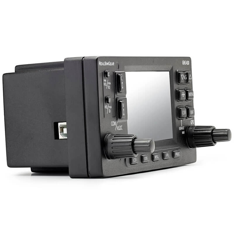 RealSimGear GNS430: Exceptional hardware replicating Garmin 430. Elevate simulation with immersive training. Ultra-realistic buttons and knobs mirror actual device. Seamless integration with 3.5" LCD screen. Master Garmin 430 functionality for real-world flying. Invest in realism and precision.