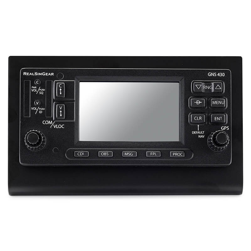 RealSimGear GNS430: Exceptional hardware replicating Garmin 430. Elevate simulation with immersive training. Ultra-realistic buttons and knobs mirror actual device. Seamless integration with 3.5" LCD screen. Master Garmin 430 functionality for real-world flying. Invest in realism and precision.