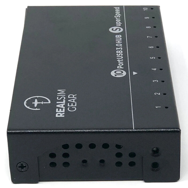 Loungepilot - RealSimGear Industrial 10 Port USB3 Hub
