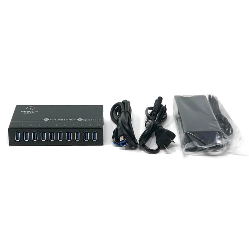 Loungepilot - RealSimGear Industrial 10 Port USB3 Hub