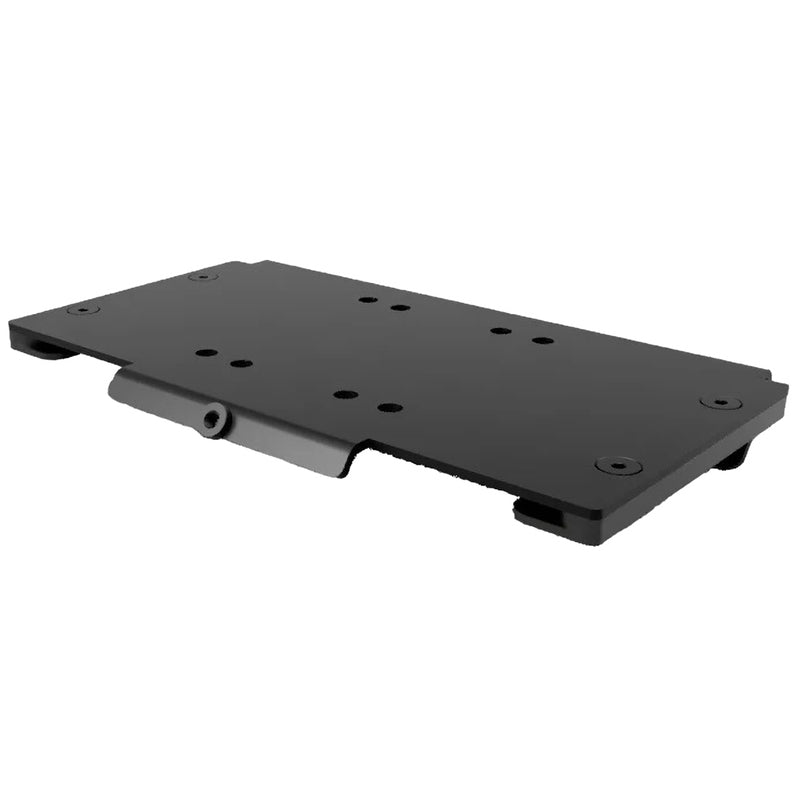 The RealSimGear Telescopic Pedestal enables effortless mounting of the Cirrus Throttle to existing RealSimGear products, such as the Cirrus Perspective Package or the Cirrus Desktop Console.  The support leg boasts adjustable height positions and comes with an adapter bracket that secures the top of the throttle to the GCU bracket base.