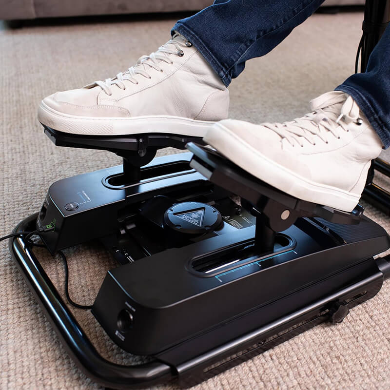 Turtle Beach VelocityOne Rudder Pedals: Elevate flight simulation with smooth control, adjustable brakes, swappable springs, and Xbox Series X/S compatibility. Requires VelocityOne Flight Control System for Xbox. 