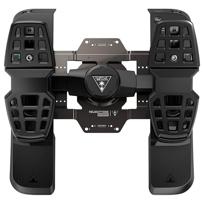 Turtle Beach VelocityOne Rudder Pedals: Elevate flight simulation with smooth control, adjustable brakes, swappable springs, and Xbox Series X/S compatibility. Requires VelocityOne Flight Control System for Xbox. 