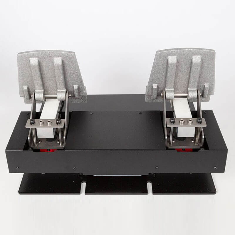 Experience true realism with our Hall Effect Ruddo PLUS. Feel the precision of load cells on the differential brakes, mimicking real aircraft braking dynamics. Crafted with a robust metal casing featuring aluminium and solid steel components, our Ruddo Pedals ensure enduring performance.  Unyielding and backed by a guarantee, VirtualFly's Ruddo Pedals are built to last.