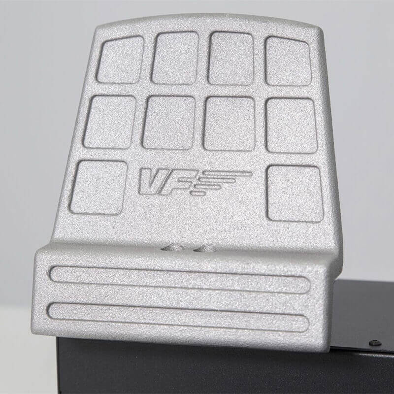 Experience true realism with our Hall Effect Ruddo PLUS. Feel the precision of load cells on the differential brakes, mimicking real aircraft braking dynamics. Crafted with a robust metal casing featuring aluminium and solid steel components, our Ruddo Pedals ensure enduring performance.  Unyielding and backed by a guarantee, VirtualFly's Ruddo Pedals are built to last.