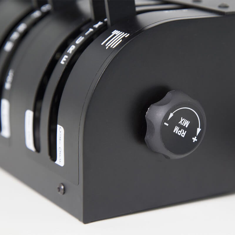 Experience unparalleled realism with the VirtualFly TQ3 Plus Throttle for Flight Simulation. Featuring essential controls like Throttle Reverse, Propeller Feather, and Cut-Off mixture, adjustable touch-on levers, and Hall Effect magnetic sensors for lifelong precision. Compatible with top flight sim platforms and crafted with 95% metal construction. Elevate your virtual piloting experience today.