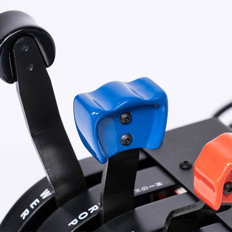 Experience unparalleled realism with the VirtualFly TQ3 Plus Throttle for Flight Simulation. Featuring essential controls like Throttle Reverse, Propeller Feather, and Cut-Off mixture, adjustable touch-on levers, and Hall Effect magnetic sensors for lifelong precision. Compatible with top flight sim platforms and crafted with 95% metal construction. Elevate your virtual piloting experience today.