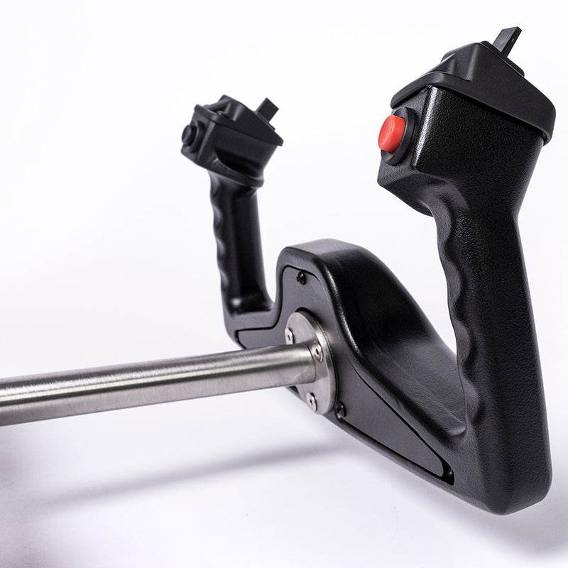 YOKO Plus Yoke: Enhanced version of the renowned YOKO yoke for flight simulation. Features 144mm travelling shaft, VirtualFly Linear Guide System for precise pitch control. Integrated 8-way Hat Switch for mid-flight view adjustments. Hall Effect Contactless Sensors for smooth pitch and roll operation. Durable metal construction for lifelong reliability. Certified by US Federal Aviation Administration (FAA) for training devices.