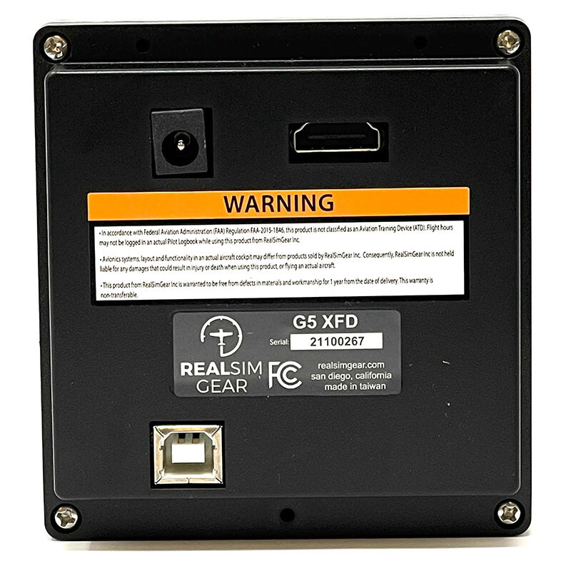 RealSimGear Single G5 PFD/HSI: Immersive flight experience for X-Plane 11/12. Mirrors G5 Glass Instrument with realism and functionality. Seamlessly integrates with RealSimGear G5 software. High brightness LCD display, intuitive controls. Compatible with Air Manager Premium G5 Gauge. Elevate your simulation with precision.