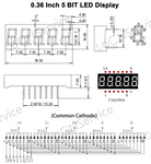 MAX7219 5 Digit Display